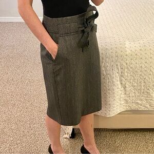 Banana Republic Charcoal Pencil Skirt
